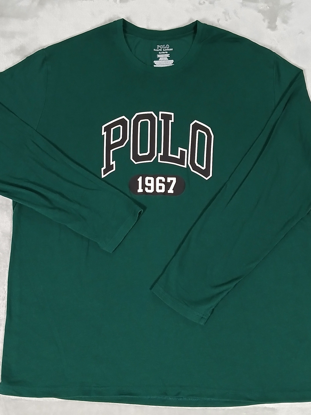 Polo Ralph Lauren Long Sleeve T Shirt XL Men's 1967 Graphic Loungewear